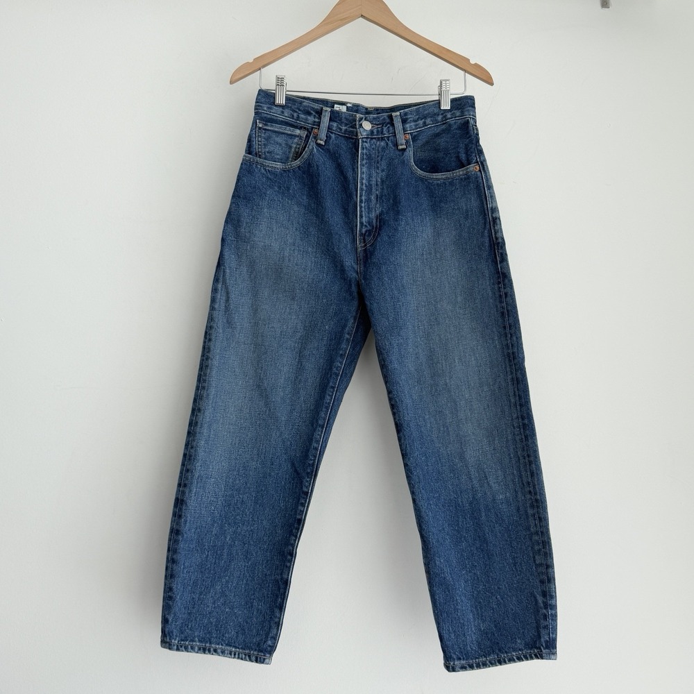 Levis Barrel Jeans Womens 26 Made & Crafted Japanese Denim High Rise Cropped